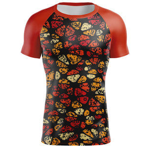 Camiseta de compresión personalizada con estampado por sublimación, camiseta de compresión para MMA, camiseta de compresión OEM para hombre, camiseta de compresión de manga corta. - Product Image 1