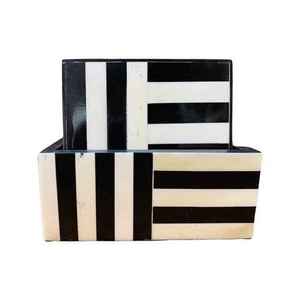 Modern Acacia Coaster Set <b>Round</b> 5mm Thick Reusable <b>Mats</b> & Pads Set of 4 with Wooden Stand - Product Image 2
