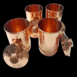 Luxury Handmade Copper <b>Jar</b> Canister Vintage Design Dishwasher Safe Eco-Friendly Food Storage Vessel Kitchen <b>Spice</b> Container Tea - Product Image 5