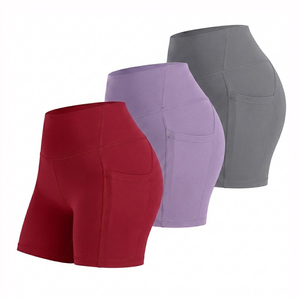 Shorts de sport taille haute personnalisables pour femmes, respirants, de compression, pour la course à pied - Product Image 5
