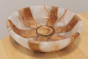 Bol à salade jetable en résine de style américain de haute qualité, fait main, poli miroir, compatible lave-vaisselle, écologique, pour soupes, nouilles et riz - Product Image 3