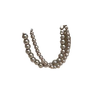 Collar de Perlas Grises para Mujer Shijia, Diseño de Nicho de Lujo Ligero con Temperamento de Alta Gama, Cadena Retro para Clavícula, Ideal para Suéteres - Product Image 5