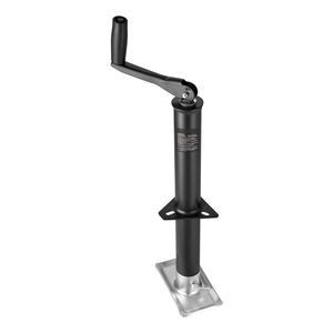 Martinetto a cavalletto per rimorchio con capacità di carico dinamica di 900 kg, piedino rettangolare verticale da 15 pollici e maniglia per rimorchi da carico e utility - Product Image 1