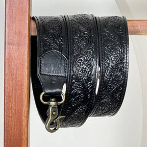 Sangle de remplacement 2026 pour sac, bandoulière réglable en cuir de vachette véritable repoussé, avec fermoirs en laiton – Vente directe usine - Product Image 5