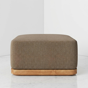 Juego de Sofás de Madera de Teca Sólida Estilo Japandi, Sofá Curvo Moderno Tapizado, Sillón, Mesa de Centro, Muebles para Sala de Estar de Fábrica - Product Image 5