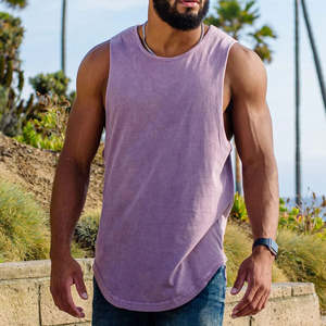 Camiseta Deportiva sin Mangas NESTA SPORTS, Personalizable, Ligera, Suave, Transpirable, con Efecto Lavado Ácido, para Entrenamiento, Fitness, Running, para Hombre - Product Image 3