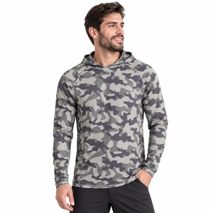 Custom Printed LOGO Breathable Long Sleeve Dry-Fit Fishing <b>Shirt</b> Quick Dry UV Protection UPF 50 Durable Spandex/Polyester Men's - Product Image 2
