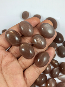 Pierres précieuses en vrac de pierre de lune naturelle, cabochons, pierres à facettes, minéraux cristallins, fournisseur en gros en Inde - Product Image 5