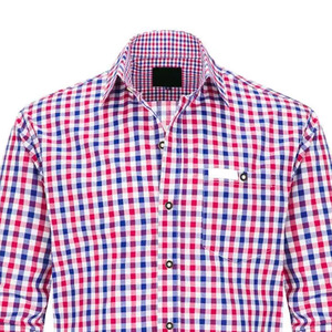 Mens Button Down Check Shirt Premium Cotton Plaid Long Sleeve Casual Business Wear OEM ODM Manufacturer Factory - Product Image 6