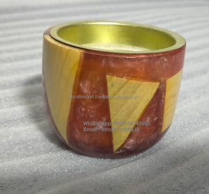 Brûleur d'encens au charbon de bois orange pour encensoir décoratif en résine d'encens Bakhoor Oud Rf Crafts - Product Image 1