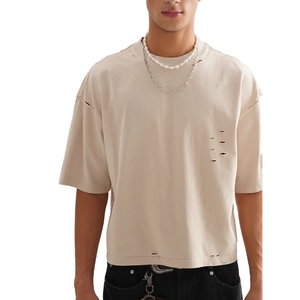 เสื้อครอปท็อปสีดำสำหรับผู้หญิง แขนสั้นทรงเข้ารูป ผ้าฝ้ายวินเทจฟอกสี เสื้อยืดพื้นฐานทรงครอป สไตล์ลำลอง สตรีทแวร์ ทรงเข้ารูป ผ้าถักริบ เหมาะสำหรับใส่ออกไปข้างนอก - Product Image 2