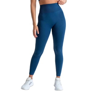 Leggings de sport pour femmes, best-sellers, confortables, taille haute, sans couture, respirants, fins, pour le yoga et la remise en forme - Product Image 1