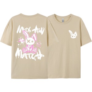 Custom <b>Logo</b> T-Shirt Premium Cotton Fabric Soft Comfortable Breathable Daily Wear OEM ODM Manufacturer - Product Image 3