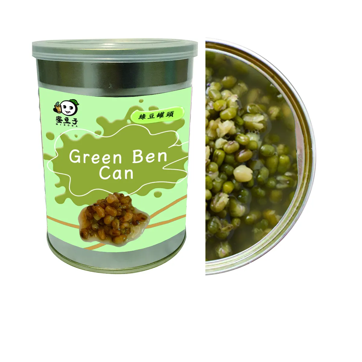 室温インスタント緑豆缶