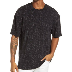 เสื้อยืดโอเวอร์ไซส์สำหรับผู้ชายยุคใหม่ ทรงหลวม ระบายอากาศได้ดี ผลิตจากผ้าฝ้าย เหมาะสำหรับสตรีทแวร์ ชุดลำลอง สไตล์ฤดูร้อน และสวมใส่สบาย - Product Image 1