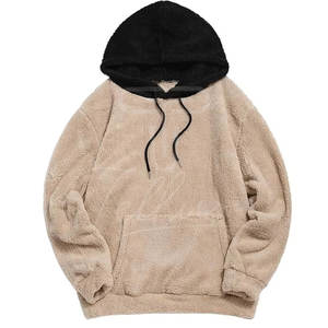 Good Quality Affordable Price Premium <b>Sherpa</b> Fleece <b>Hoodies</b> For Men Breathable Customized Basics Rhinestone <b>Hoodies</b> Men For Sale - Product Image 1