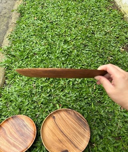ถาดเสิร์ฟไม้ดีไซน์คลาสสิกเป็นมิตรกับสิ่งแวดล้อม ขนาดใหญ่ สำหรับอาหารว่าง ขนมหวาน รูปทรงสี่เหลี่ยมผืนผ้า สไตล์เอเชีย - Product Image 3