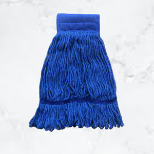 Serpillère multifonctionnelle en coton de haute qualité avec manche en bois, plateau en acier inoxydable et essoreuse intégrée, écologique et durable pour la maison - Product Image 1