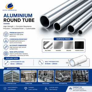 Tubo Redondo de Aluminio 6061 6063 T6 para Maquinaria de Embalaje, Automatización y Equipos Industriales - Product Image 6
