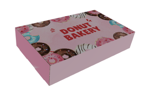 Caja de donas personalizada, creativa y elegante, con opciones de marca únicas para panaderías, tiendas de postres y presentación de regalos - Product Image 5