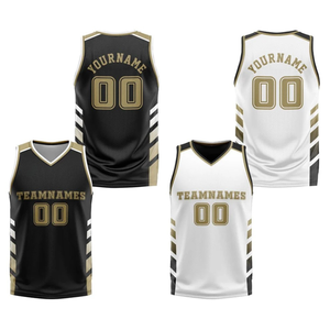 Camisetas de baloncesto reversibles personalizadas, 220 g, patrón sólido, textos personalizados, números, diseños sin imprimir - Product Image 3