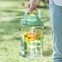Marqueur de temps 3500ML |   Bouteille d'eau de sport moderne, sans BPA, étanche, écologique, antidérapante, compatible lave-vaisselle, réutilisable
