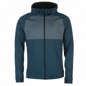 Sudadera con capucha y cremallera completa para hombre, de dos tonos, estilo deportivo - Product Image 1