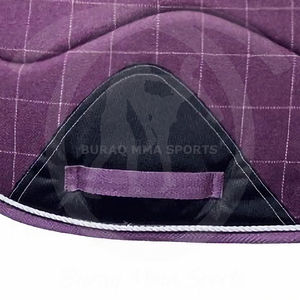 Almohadillas de Silla de Montar Ligeras OEM Lisas Teñidas con Relleno de Algodón y Forro Polar - Product Image 4