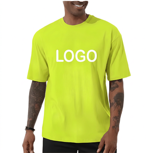T-shirt surdimensionné personnalisé pour homme, en coton épais, à manches courtes, style streetwear, coupe ample, décontracté, tendance, vente en gros - Product Image 4