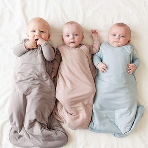 Pelele con cremallera para bebé, de bambú 93%, 7% spandex, para dormir y jugar, nuevo diseño - Product Image 5