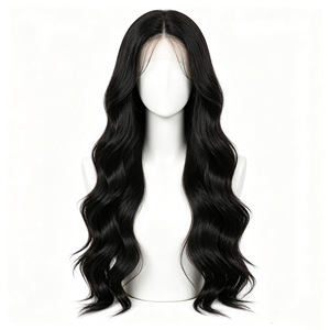 วิกผมแท้แบบลูกไม้ด้านหน้า 13*4 แบบลอนยาว  แสกกลาง - Product Image 3