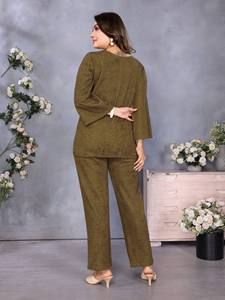 Premium Imported Fabric <b>Kurti</b> Pant Co Ord Set Stylish Women Wear - Product Image 3