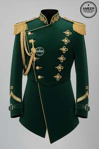 Uniforme de fanfare en gros, fabriqué en coton 100 % ou polyester de qualité supérieure, pour hommes, femmes et adultes, tailles et couleurs personnalisées - Product Image 4