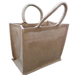 Bolsas de yute impresas hechas a medida, bolsas de yute para compras - Product Image 1
