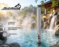 Pompa Submersible Multistage Stainless Steel 6 SubWell 10 HP Pompa Air Tekanan Tinggi Listrik Tiga Fasa 2-1/2 Outlet OEM