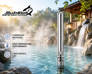 ปั๊มจุ่มใต้น้ำหลายระดับ 6 นิ้ว ยี่ห้อ SubWell ผลิตจากสแตนเลส กำลังไฟ 10 แรงม้า แบบสามเฟส ปั๊มน้ำแรงดันสูง ช่องจ่ายน้ำขนาด 2-1/2 นิ้ว - Product Image 1