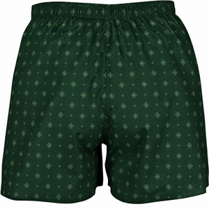 Calzoncillos tipo bóxer de cintura alta para hombre, con estampado geométrico, holgados, transpirables - Product Image 1