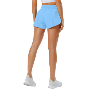 Shorts taille haute pour femmes, été, décontractés, tendance, légers, confortables, pour le sport, la course à pied, la gym, l'entraînement - Product Image 6