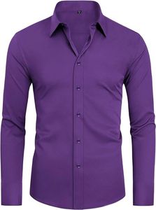 Camisa de Vestir Premium para Hombre, Estampada Personalizada, en Algodón Suave, Manga Larga, para Uso Casual y Formal - Product Image 4
