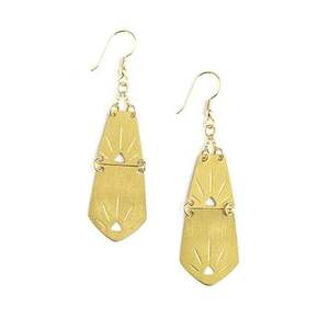 Bijoux de mode en cuivre et laiton durables de luxe, écologiques et fabriqués à la main, modèle 1, pour accessoires de mode en cristal - Product Image 4