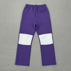 Wholesale High Quality Custom Label 100% Cotton Casual Baggy Fit two Color custom screen printed logo streetwear men's pants - Product Image 2