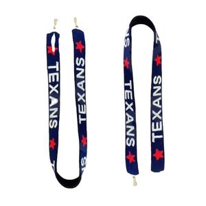 Sangle de sac à main en perles de rocaille en or blanc personnalisé Sangles de sac perlées à la mode avec des conceptions personnalisées pour les sacs Texans Stars - Product Image 1