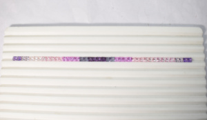 พลอยแซฟไฟร์ทรงปรินเซสคัทหลากสี: พลอยคอรันดัมหลากสีจากห้องปฏิบัติการสำหรับทำเครื่องประดับ ขนาด 7.5 นิ้ว - Product Image 5