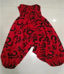 MIX MATCH Pyjama sarouel d'été décontracté en rayonne Pantalon imprimé respirant avec fermeture à cordon de serrage - Product Image 4