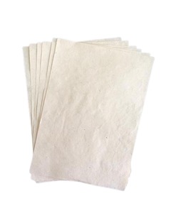 Customized Corporate A4 Size Letter Head Creative White Handmade Recycled Hemp Paper Stationery Set - Product Image 3