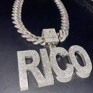 Abalorios de Plata de Ley Chapados en Oro con Diamantes de Imitación Infinitos, Elegancia Escarchada con Diseño de Letras y Diamantes de Imitación para Fiestas - Product Image 2