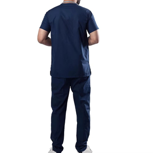 Uniformes de Trabajo para Enfermeros, Conjuntos de Uniformes Quirúrgicos Clínicos para Hombre, Mezcla de Algodón y Poliéster a la Moda - Product Image 3