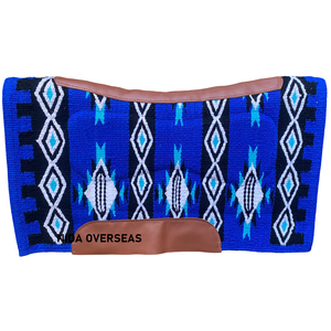 Sous-couche de selle western en laine 100% nouvelle-zélandaise, tissée à la main en laine mérinos, pour ranch et concours, couverture et équipement pour chevaux, vente en gros - Product Image 6