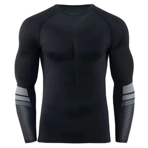 Camiseta de natación de secado rápido personalizada para MMA, Rashguard de Jiu Jitsu, Rashguard estampado para hombre, Rashguard de manga larga. - Product Image 6