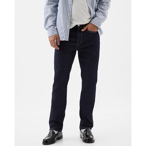 กางเกงยีนส์ทรงสลิมฟิตสำหรับผู้ชาย – กางเกงเดนิมขาตรงแบบยืดได้ กางเกงแฟชั่นลำลองสำหรับใส่ในชีวิตประจำวัน - Product Image 1